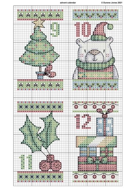 Durene Jones Cross Stitch Patterns, Dureen Jones Cross Stitch, Elf On The Shelf Cross Stitch, Durene Jones Cross Stitch, Elf Movie Cross Stitch, Durene Jones, Stoney Creek Cross Stitch Gallery.ru, Advent Calenders, Winter Ideas