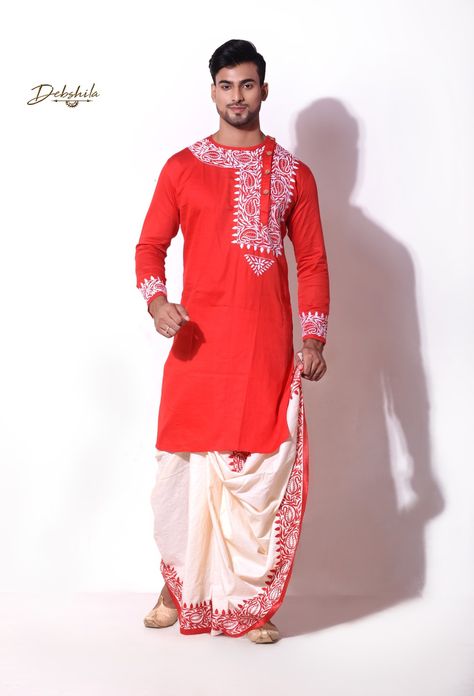 Bengali Groom Outfit Dhoti, Panjabi For Men Bengali Wedding, Darshan Raval In Traditional Dress, Bengali Wedding Dress For Men, Bengali Dhuti Panjabi, Bengali Groom Outfit Dhoti Panjabi, Panjabi For Men Bengali, Bengali Dhoti Kurta For Men, Bengali Punjabi For Men