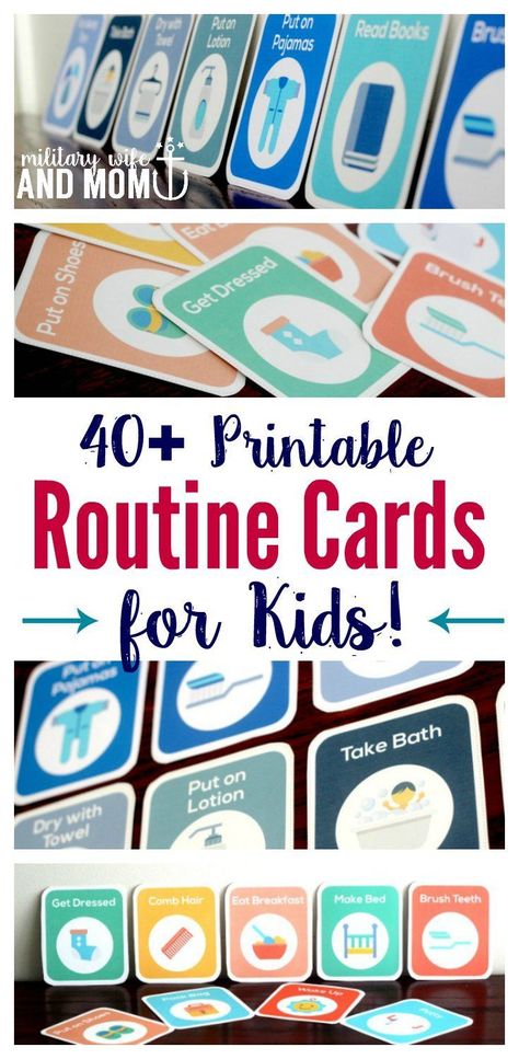 Awesome! Printable routine cards for kids. Great if you're looking for a visual schedule to use as a toddler routine or preschooler routine chart. Perfect for stay home moms who want to create a stay at home mom schedule or toddler schedule using printable routine cards. #cleaningtips #positiveparenting #parentingtips Stay At Home Mom Schedule, Toddler Routine, Routine Cards, Toddler Schedule, Mom Schedule, Visual Schedule, Routine Chart, Toddler Activity, Cards For Kids