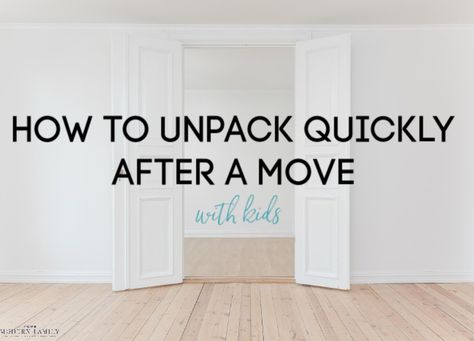 How To Unpack After Moving, Unpacking After Moving, Unpacking Tips, Moving Advice, Moving House Tips, Moving Hacks, Moving Hacks Packing, Organized Lifestyle, Moving Checklist