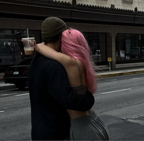 Cotton Candy Hair, Aesthetic 2024, Candy Hair, Shotting Photo, Colored Hair, Foto Inspiration, Couple Aesthetic, Aesthetic Hair, Couple Pictures