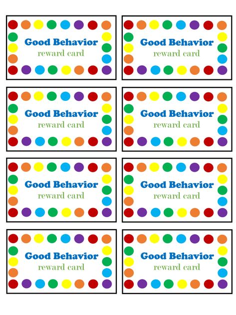 Good Behavior Reward Punch Card- Life with the Hawleys.pdf - Google Drive Behavior Punch Cards Free Printable, Reward Cards For Students, Punch Cards For Kids Reward System, Good Behavior Rewards, Preschool Classroom Labels, Kids School Organization, Babysitting Kit, Behavior Punch Cards, Class Rewards