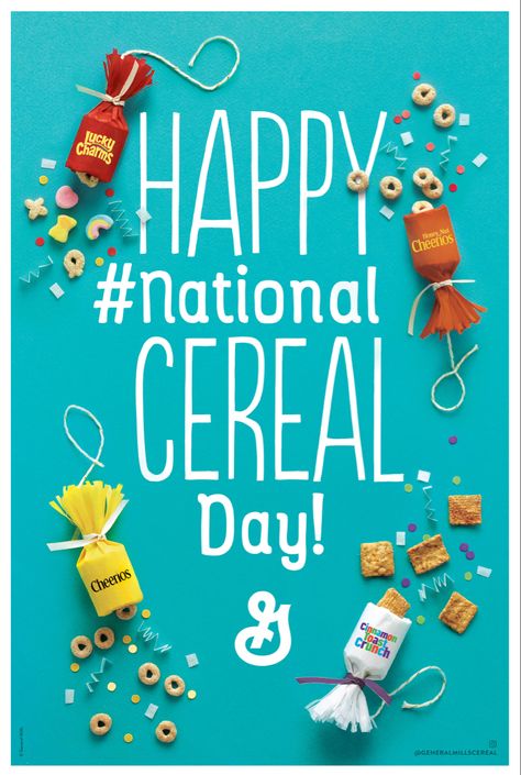 Happy National Cereal Day!! For any information on our screen enclosures please visit us online at www.stonesrepairandremodel.com #cereal #nationaldays #tennessee #nashville #screenenclosure #builder #constructuon #hiring #applytoday Screened Patios, National Cereal Day, List Of National Days, Raisin Bran Cereal, Trix Cereal, New Cereal, National Day Calendar, Mom Problems, Happy March