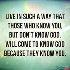 Live In Such a Way - Inspirations How To Believe, Spiritual Thoughts, Faith Inspiration, Knowing God, Laura Lee, Verse Quotes, Live Your Life, Christian Life, Quotes About God