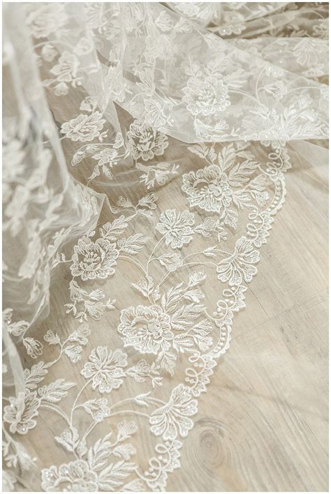 Floral Lace Fabric, Bridal Lace Fabric, Alencon Lace, Computer Embroidery, Wedding Lace, Romantic Design, Wedding Dress Accessories, Linens And Lace, Flower Lace