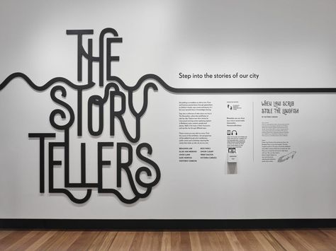 Step into the stories of our city - Goldi Interactive History Wall, Interactive Exhibition Design Ideas, Exhibition Wall Design Graphics, Cool Exhibition Design, Exhibition Wall Text, Exhibition Text Design, Museum Exhibit Design, Brand Wall Design, Museum Wall Design