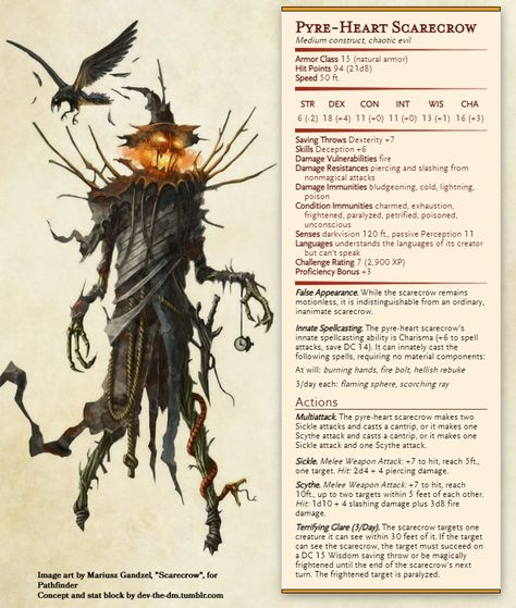 Dnd Monster Ideas, D&d Creatures, Homebrew Monsters 5e, Dnd Stat Blocks, Dnd Monsters Low Level, D&d Monsters, Feywild Creatures, Dnd Horror, Dnd Halloween