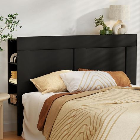 Artiss Queen Bed Headboard, 3-Tier Side Cube Shelves Headboards Tufted Beds Head Frame Base Upholstered with Engineered Wood, 158 x 28 x 111cm, Modern Design Black : Amazon.com.au: Home King Size Bed Head, Headboard With Shelves, Black Bed Frame, White Headboard, Cube Shelves, King Size Bed Frame, Frame Shelf, Double Bed Frame, King Bed Frame