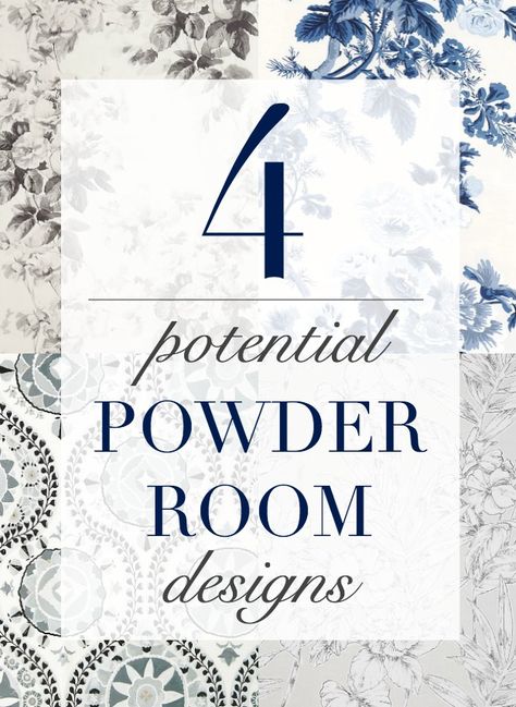 Modern Powder Room Wallpaper Ideas, Wallpaper One Wall Half Bath, Elegant Wallpaper For Bathroom, Half Baths Ideas Powder Rooms, Small Bathroom Wallpaper Farmhouse, Wallpaper For Bathroom Small Spaces Powder Room Design, Wallpaper 1/2 Bath, Wallpaper Powder Room Small Modern Elegant, Luxury Powder Room Wallpaper