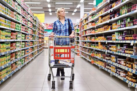 Are you loyal to one particular grocery store, or do you prefer to shop around and find the best dea... - sergeyryzhov/istockphoto Toe Exercises, Grocery Delivery Service, Low Sodium Diet, Supermarket Shelves, Eating Before Bed, Super Store, Cat Treat Recipes, Miscellaneous Items, Healthy Dog Treat Recipes