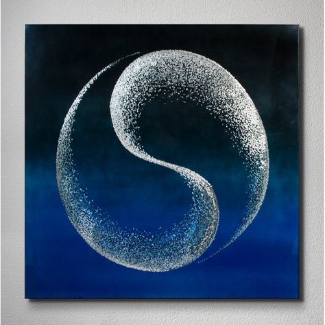 Abstract Artwork Painting, Yin Yang Koi, Metallic Art, Yin Yang Art, Mandala Canvas, Nature Artwork, Art Plaque, Air Brush Painting, Yin And Yang