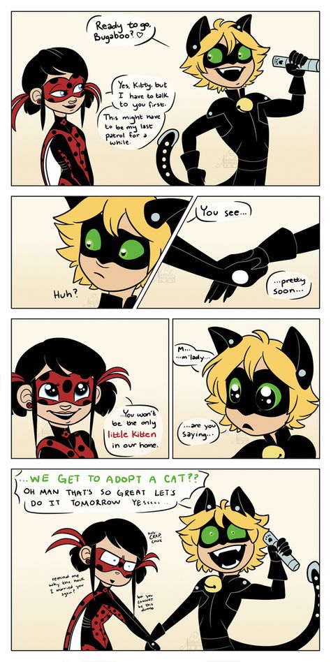 dumb little kitten by NattiKay Jing Y Jang, Meme Chat, Comics Ladybug, Mlb Comics, Personaje Fantasy, Ladybug And Cat Noir, Ladybug Wallpaper, Prințese Disney, Miraculous Ladybug Memes