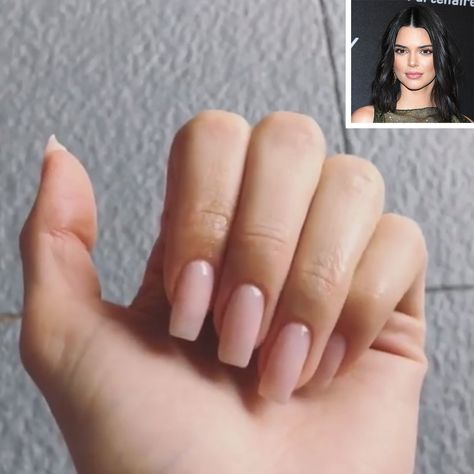 Kendall Jenner Gets Long Acrylic Nails Just Like Sister Kylie Jenner (After Once Calling Her Out!) Jenner Nails, Kylie Nails, Kylie Jenner Nails, Her Nails, Long Acrylic, Jelly Nails, Square Acrylic Nails, Luxury Nails, Kendall Kylie