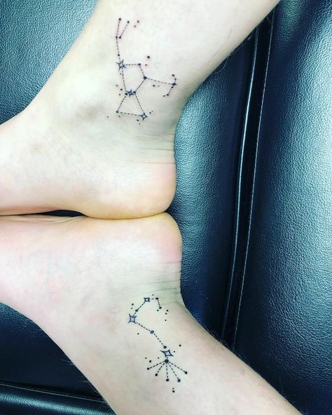 Quick Tattoos, Orion Tattoo, Astronomy Tattoo, Tattoo Wall Art, Space Tattoos, Diy Tattoo Permanent, April April, Tattoo Themes, Constellation Tattoo