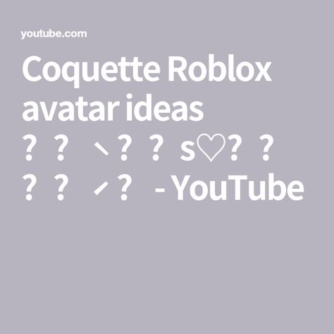 Coquette Roblox avatar ideas ˗ˏˋ༻ʚs♡︎ɞ༺ˎˊ˗ - YouTube Roblox Coquette Avatar, Coquette Roblox Avatar, Coquette Boy, Roblox Female Avatar, Roblox Avatar Ideas, Avatar Roblox, Roblox Ideas, Up Theme, Female Avatar