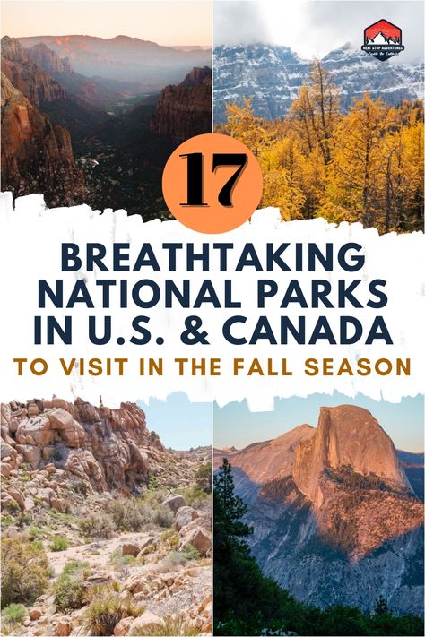 17 Must-See Breathtaking National Parks For Your Ultimate Fall Adventure (US & Canada) National Parks In The Us, National Parks America, Redwood National Park, Adventure Guide, Mount Rainier National Park, Shenandoah National Park, Rainier National Park, National Parks Usa, Bryce Canyon National Park