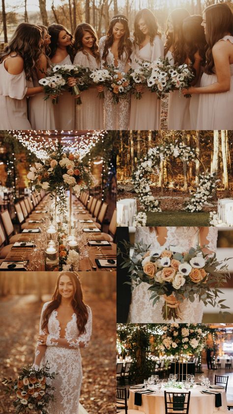 Fall Wedding Themes Rustic, White Fall Wedding Decor, White And Burnt Orange Wedding, Fall Rustic Wedding Ideas, Rustic Wedding Color Schemes, Wedding Venues Midwest, Fall Western Wedding, Western Chic Wedding, June Wedding Colors