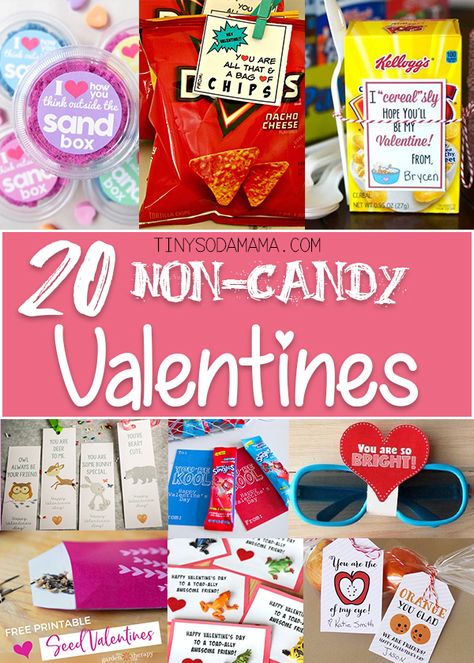 Non Candy Valentine Ideas 4k Valentines Ideas, Valentine Ideas For Grandkids, Valentines Ideas For Your Kids, Valentine Ideas For Kids, Candy Free Valentines, Candy Valentines, Emoji Valentines, Valentines Snacks, Healthy Valentines