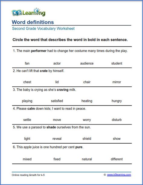 Grade 2 Vocabulary Worksheet Grade 2 English Worksheets, Year 2 English Worksheets, Grade 2 English, Kindergarten Vocabulary, Linda Harrison, 2nd Grade Reading Worksheets, 2nd Grade Grammar, 2nd Grade Spelling, Kindergarten Colors