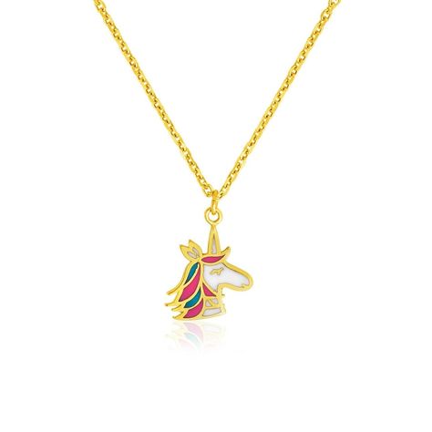 👉 Comment "Shop" order this item 👈 14k Yellow Gold Childrens Necklace with Enameled Unicorn Pendant 👇 A magical, colorful and happy unicorn hangs playfully from this sweet, lovely 14k yellow gold enameled necklace. Children's necklace is 14 inches long and closes with a spring ring clasp.Product Details:Necklace Information : Metal : 14K Yellow Gold Chain Type : Link Clasp : Spring Ring Approximate Weight:Size Weight 14'' 1.3 grams https://postdolphin.com/t/LYFYK Happy Unicorn, Pineapple Necklace, Unicorn Pendant, Gold Pineapple, 14k Yellow Gold Necklace, Detailed Necklace, Enamel Necklaces, Fragrance Design, Yellow Gold Chain