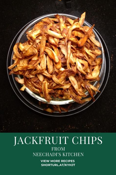 Traditional Indian Frys Made from Jackfruit bulbs Jackfruit Chips, Raw Jackfruit, Fruit Chip, Kitchen Views, Indian Recipes, Lots Of Love, Traditional Indian, Deep Fried, Indian Food Recipes