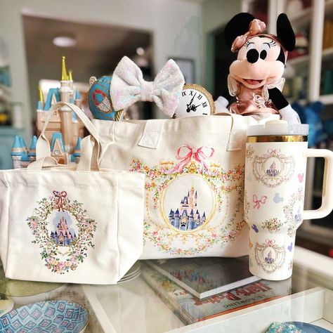 Feel Like a Queen With This Dreamy Castle Tumbler and Tote 21st Birthday Disney, Disney Tumbler Cups, Disney Goodie Bags, Coquette Disney, Disney Travel Accessories, Disney Gift Basket, Disney Gift Ideas, Disney Gifts For Adults, Dreamy Castle