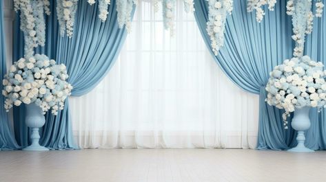 Blue Wedding Background, Ruangan Studio, The Whispers, Wedding Background, Mode Vintage, Blue Wedding, Free Photos, Royalty Free Stock Photos, Royalty Free