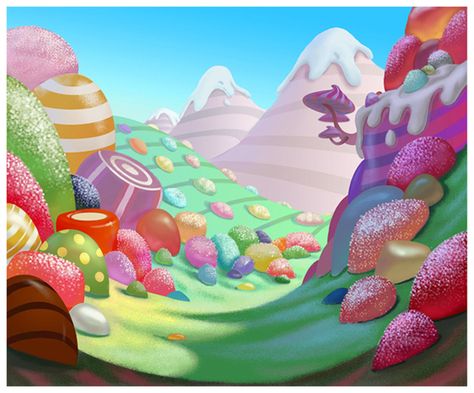 Candy Games, Candy House, Candyland Birthday, Candyland Party, Candy Land Theme, Sugar Plum Fairy, Sweet Night, Game Background, Trunk Or Treat