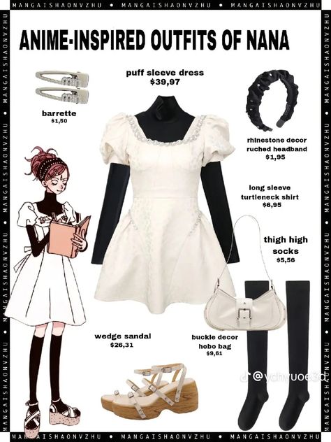 Inspired Outfits Character, Hachi Style, Nana Clothes, Mode Harajuku, Halloween Costumes 2022, Anime Fashion, Character Inspired Outfits, Anime Inspired Outfits, Halloween This Year