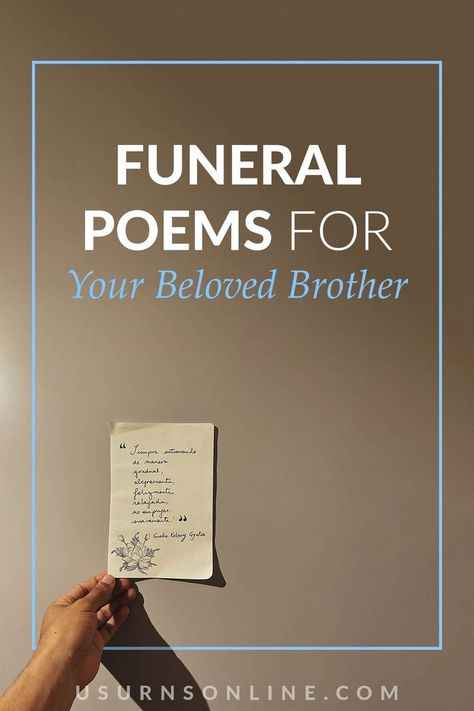 funeral poems for your beloved brother Eulogy For Brother From Sister, Loss Of A Brother From Sister, Eulogy Examples Brother, Poems About Brothers, Eulogy For Brother, Poem For Brother, Poems For Brother, Brother Poems From Sister, Remembering Brother