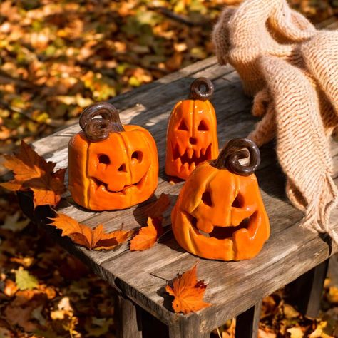 Jack o lantern faces