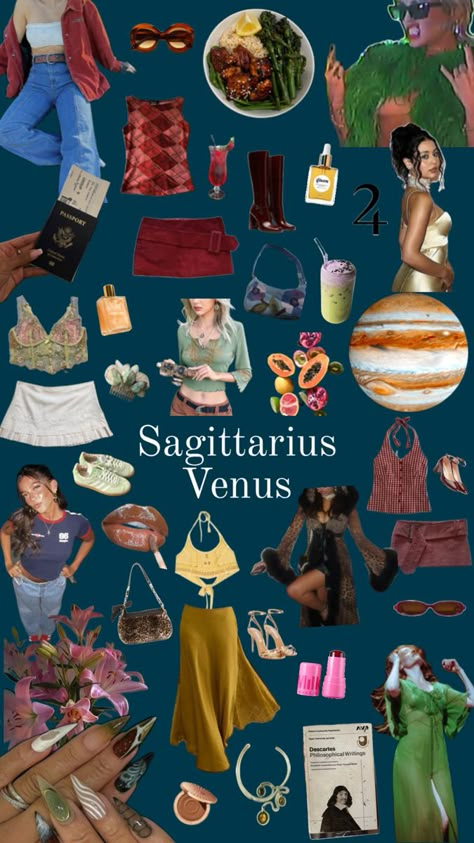 Sagittarius Venus Aesthetic Outfits, Saggitarius Fashion Style, Saggitarius Style Outfits, Saggitarius Rising Outfit, Sag Venus Aesthetic, Venus In Sagittarius Style Aesthetic, Venus In Sagittarius Style Women, Sagittarius Fashion Style, Saggitarius Venus Style