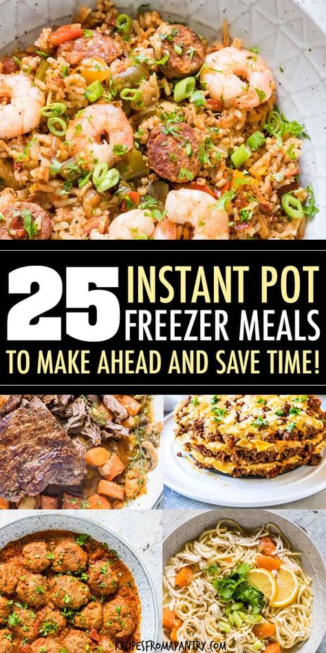 Reheatable Meals, Gluten Free Instant Pot Recipes, Instant Pots, Instant Pot Freezer Meals, Instant Pot Freezer, Instapot Meals, Gluten Free Instant Pot, Freezer Dinners, To The Wonder