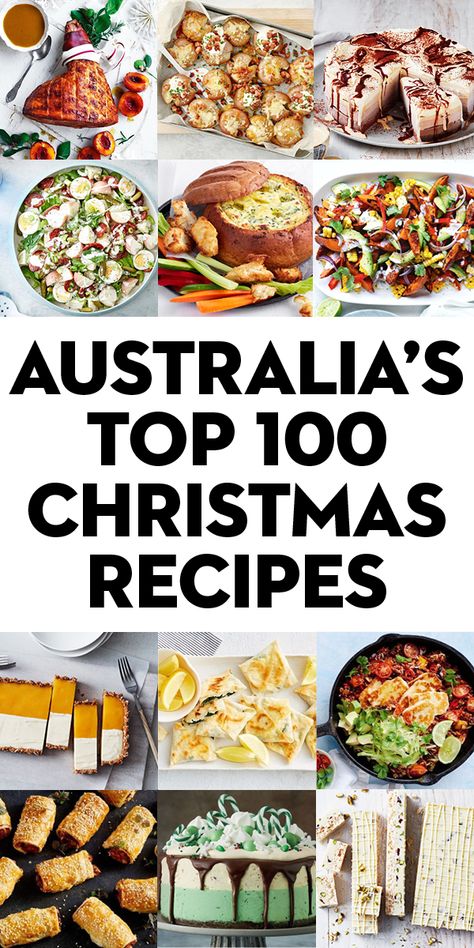 #christmas #australia #christmasrecipes Christmas Lunch Recipes, Australian Christmas Food, Christmas Australia, Australia Recipes, Menu Sans Gluten, Australia Christmas, Christmas Salads, Aussie Food, Christmas Dinner Menu