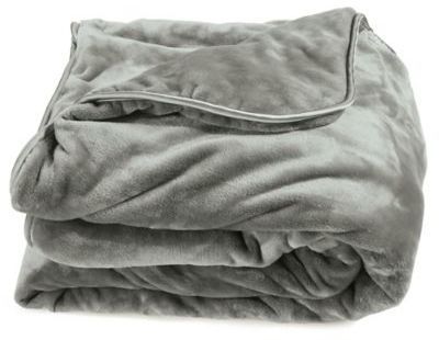 Brookstone® Weighted Blanket in Grey Best Weighted Blanket, Natural Bedding, Weighted Blankets, Desk Toys, Weighted Blanket, Soft Textiles, Cozy Bed, Blanket Pattern, Luxury Bedding