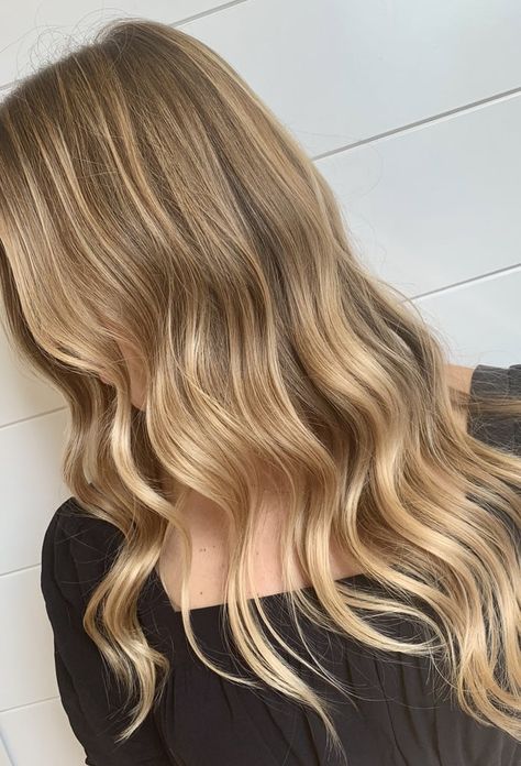 The best way to transition your blond hair color from Summer to Fall this year is by trying our new favorite hue: "Wheat Blond." Colorist Jack Howard, who works at Paul Edmonds Salon in London, gave POPSUGAR the lowdown on how to try the beautiful warm shade of blond for yourself this season.   "A fresh, wheat-colored glaze softens everything up after Summer," said Howard, who describes wheat blond as a warm, buttery hue with ribbons of gold painted throughout. "It's an anti-ash blond, perhaps a Fall Hair Color Trends, Dirty Blonde Hair, Blonde Hair Inspiration, Brown Blonde Hair, Long Blonde, Fall Hair Color, Hair Colorist, Long Blonde Hair, Hair Color Trends