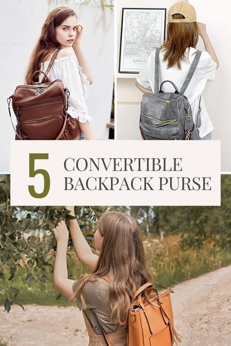 Read this article to learn more about convertible backpack purses and find the perfect one for your needs! Women’s Backpack Purse, Convertible Purse Backpack, Convertible Leather Backpack, Backpack Purses, Convertible Purse, Best Purses, Purse Backpack, Travel Purse, Convertible Backpack