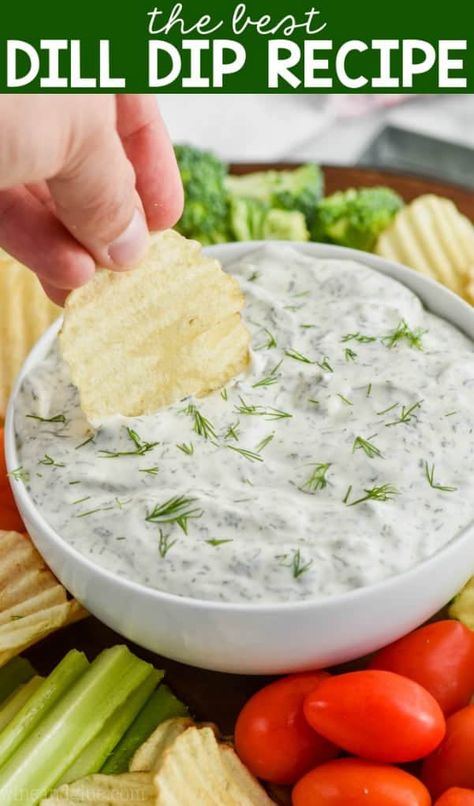 Dill Dip Recipe, Dill Dip Recipes, Olive Dip, Pickle Dip, Dill Recipes, Dill Dip, Easy To Make Appetizers, Food Appetizers, Veggie Dip