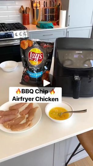 Bbq Chip Chicken, Chip Chicken, Barbecue Chips, Chip Seasoning, Airfryer Chicken, Bbq Chips, Cooking Substitutions, Air Fried Food, Barbecue Party