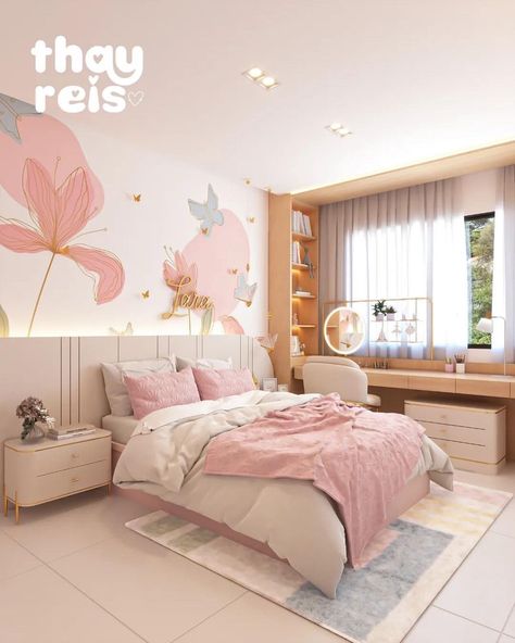 Modern Kids Room Design, Kids Bedroom Furniture Design, Girls Room Design, Kids Room Interior Design, Modern Kids Bedroom, Interior Design Your Home, Modern Kids Room, Kids Bedroom Inspiration, Kids Bedroom Designs