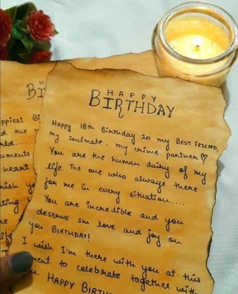 Customisation is available. Happy Birthday Coffee, Letter To Best Friend, Best Friend Letters, Letter For Him, Birthday Quotes For Me, Letters To Boyfriend, Happy Birthday Vintage, Diy Birthday Gifts For Friends, Friendly Letter