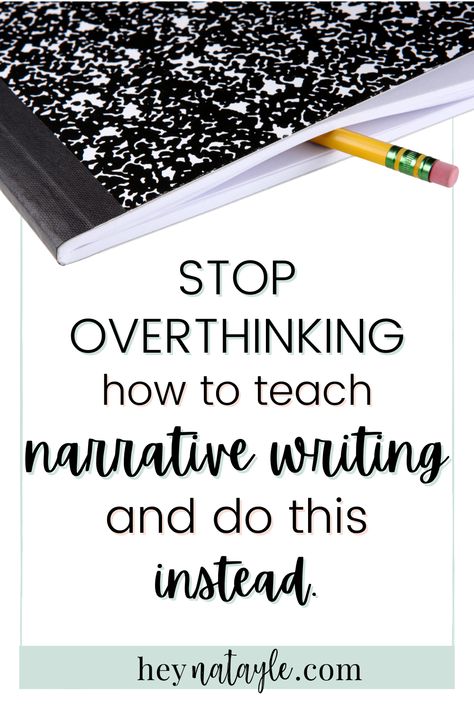 Teaching Personal Narratives, Narrative Essay Writing Tips, How To Writing 3rd Grade, Creative Narrative Writing, Paragraph Writing Middle School, Teaching Narrative Writing Middle School, Narrative Writing Prompts Middle School, Writing Exercises For Middle School, Fun Writing Activities Middle School