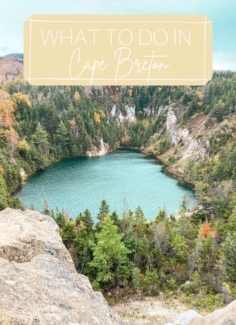 Are you planning a 2-3 day trip to Cape Breton, Nova Scotia and wondering what to do? Here is my Cape Breton Travel Guide where I tell you the top must see places, when to travel, and where to stay! Nova Scotia Travel, Cape Breton Nova Scotia, Cabot Trail, 3 Days Trip, Cape Breton Island, Canadian Travel, Travel Canada, Cape Breton, Hawaii Vacation