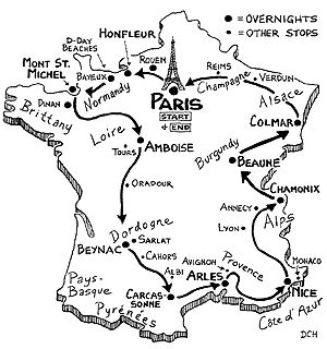 Planning my summer road trip to France .. Rick Steven's Itinerary offers some good ideas France Road Trip Map, Paris To Nice Road Trip, French Road Trip, Roadtrip Map, Europe Road Trip, Nice Paris, France Road Trip, Traveling France, Rick Stevens