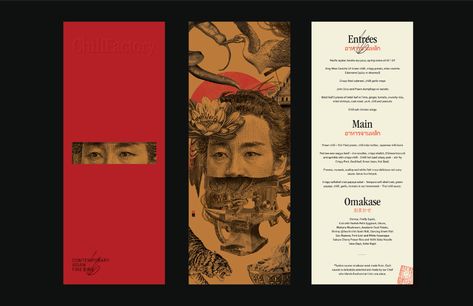 ChiliFactory on Behance Food Branding Ideas, Menu Design Inspiration, Food Branding, Food Menu Design, Branding Ideas, Restaurant Branding, Design Website, Set Up, Menu Design