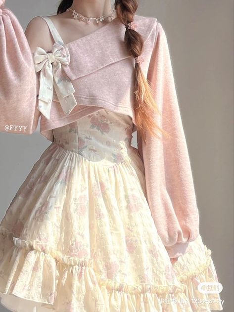 Kawaii Fashion Outfits, Kawaii Clothes, Really Cute Outfits, 여자 패션, Girly Outfits, Lolita Fashion, Kawaii Fashion, A Dress, Cute Fashion