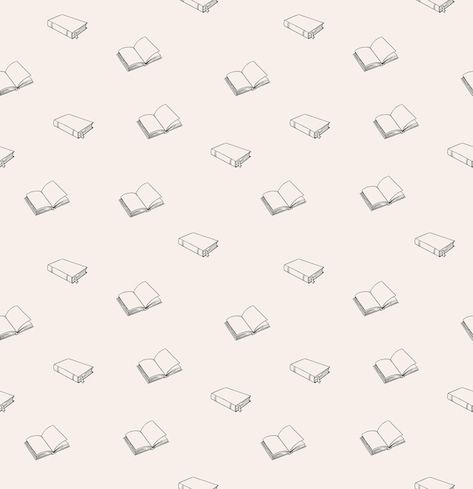 Books Pattern Wallpaper, Cute Book Backgrounds, Simple Book Wallpaper, Book Background Aesthetic, Books Background Aesthetic, Books Phone Wallpaper, Book Pattern Wallpaper, Book Background Wallpapers, Book Phone Wallpaper