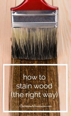 How To Stain Wood, Stain Wood, Woodworking School, Woodworking Patterns, Learn Woodworking, Diy Holz, Popular Woodworking, Beginner Woodworking Projects, Woodworking Jigs