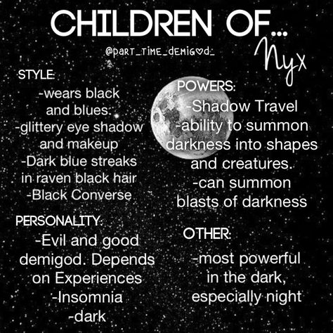 Nyx Goddess Of Night Mythology Greek Gods, Nyx The Goddess Of Night, Nyx Fanart Goddess, Nyx Altar Ideas, Night Goddess Aesthetic, Children Of Nyx Headcanons, Nyx Aesthetic Goddess, Nyx Cabin Pjo, Nyx Goddess Of Night Mythology