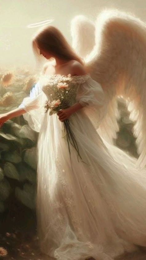 Guardian Angel Pictures, Angel Artwork, Beautiful Angels Pictures, Angel Images, Bible Images, Angel Warrior, Angel Aesthetic, Magic Aesthetic, Angel Painting